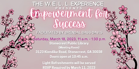 The W.E.L.L. Experience Presents:  Empowerment for Success primary image