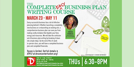 THE COMPLETE (& EASY) BUSINESS PLAN WRITING COURSE