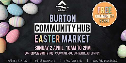 Primaire afbeelding van Burton Community Hub Easter Market  Stall Fees Payment Page