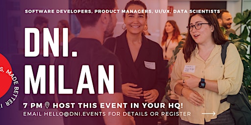 DNI.Milan Team Ticket (Devs, PMs, UI/UX, Data) primary image