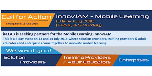 Image principale de CALL FOR ACTION : InnovJAM - Mobile Learning