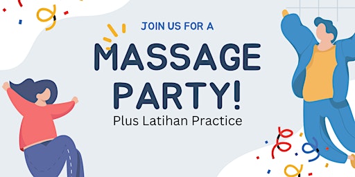 Imagem principal do evento Massage Party Plus Latihan Practice