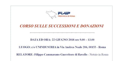 CORSO SULLE SUCCESSIONI E DONAZIONI CORSO SULLE SUCCESSIONI E DONAZIONI