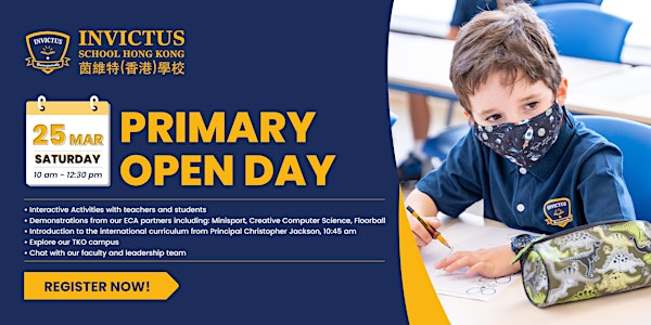 Invictus School (Primary) Open Day