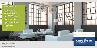 "Il Mercato immobiliare: rischi potenziali e opportunità da cogliere" "Il Mercato immobiliare: rischi potenziali e opportunità da cogliere"