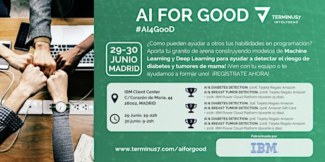 Imagen principal de AI for Good (#AI4Good) Terminus7 - Sponsored by IBM 