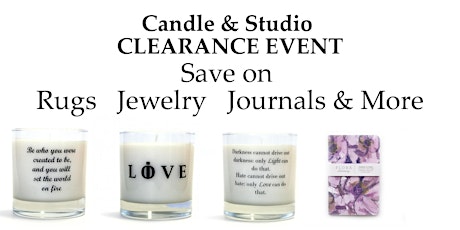 Candle Clearance + Studio Clearance Event primary image