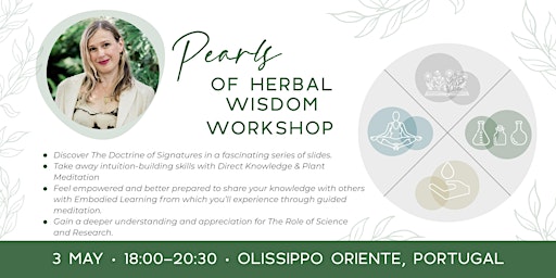 Pearls of Herbal wisdom Workshop with Stephanie McBride