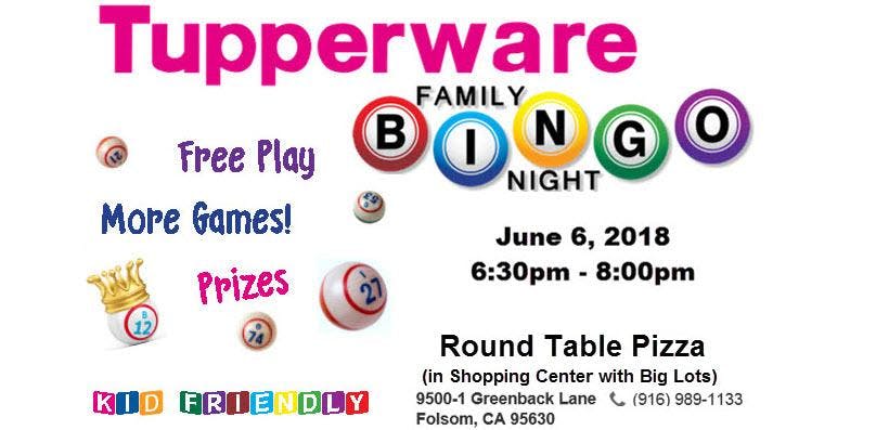 Tupperware Family Bingo Night 6 Jun 2018 Tupperware Family Bingo Night