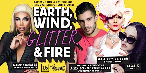 Capital Pride & BYT Present: Earth, Wind, Glitter, & Fire