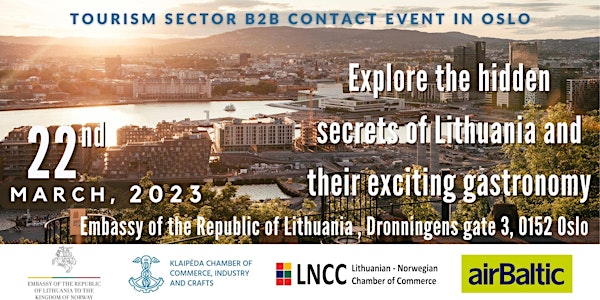 Tourism Sector B2B Contact Event in Oslo