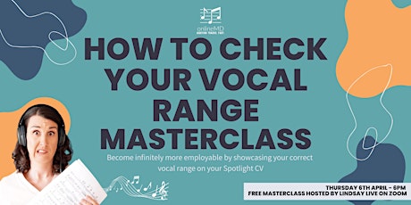 OnlineMD - How To Check Your Vocal Range MasterClass