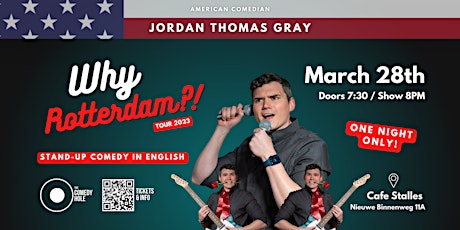 "Why Rotterdam?!" Standup Comedy in ENGLISH with Jordan Thomas Gray
