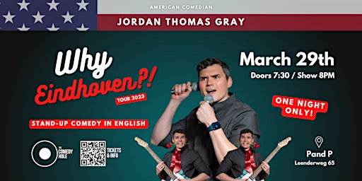 "Why Eindhoven?!" Standup Comedy in ENGLISH with Jordan Thomas Gray
