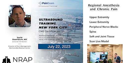 NYC Regional Anesthesia and  Pain  Ultrasound CME  Workshop primary image