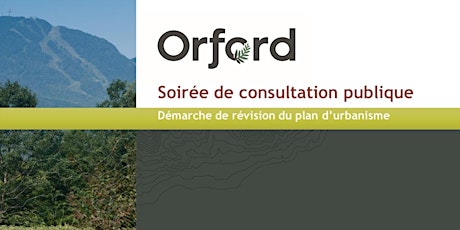 Image principale de Soirée de consultation sur le plan d'urbanisme d'Orford