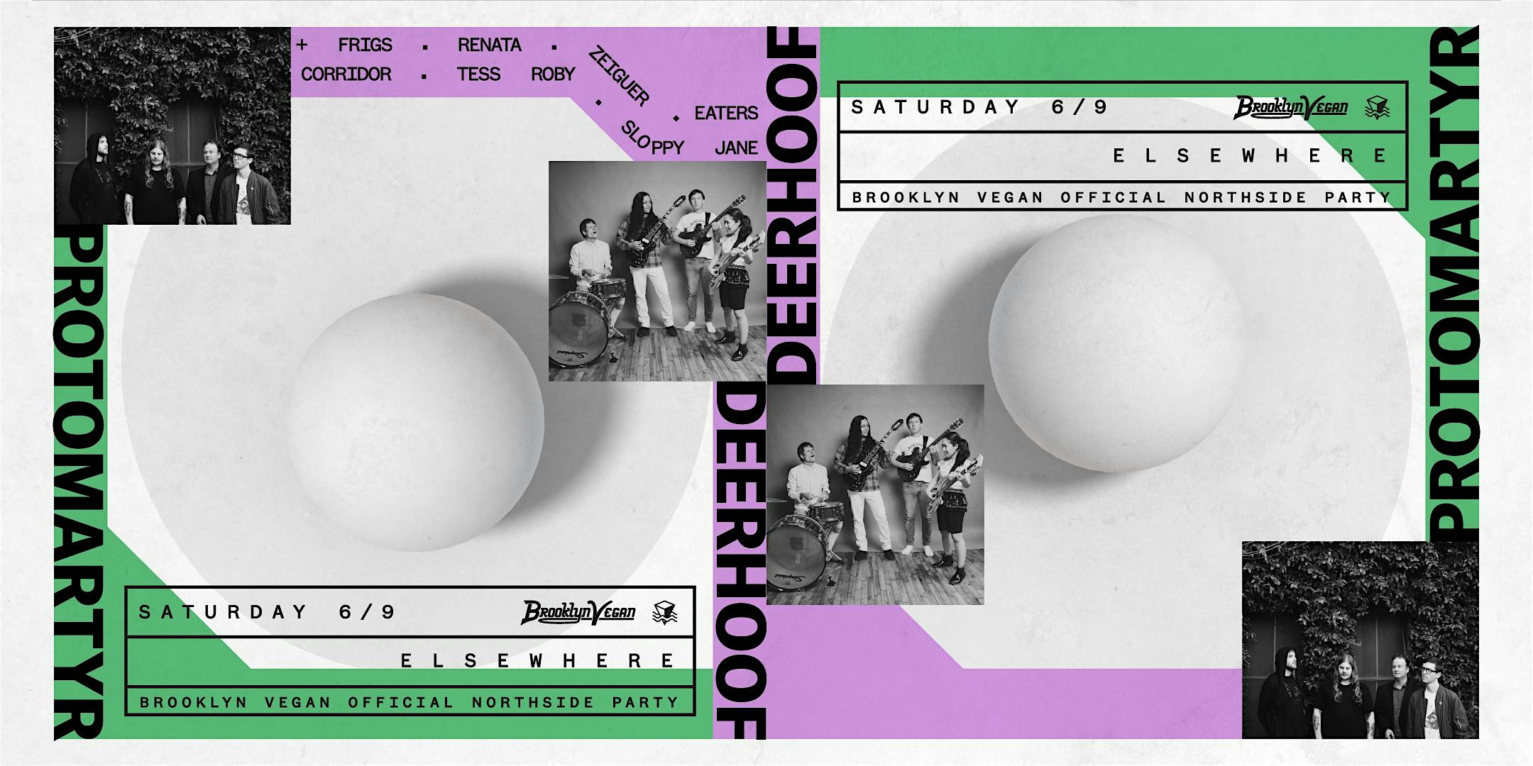 Brooklyn Vegan Party with Protomartyr / Deerhoof