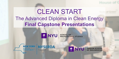 Imagen principal de Clean Start 2018 Capstone Presentations