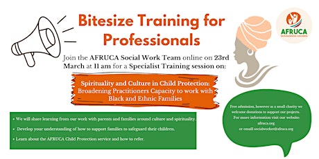 AFRUCA Training: Spirituality and Culture in Child Protection