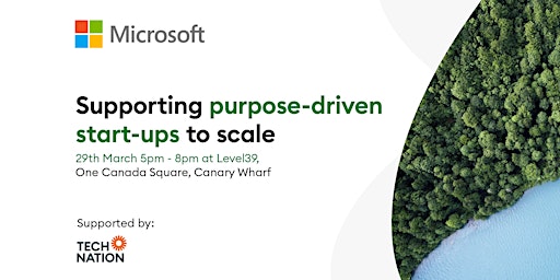 Supporting purpose-driven start-ups to scale