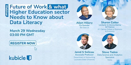 Future of Work & what Higher Ed Sector Needs to Know about Data Literacy
