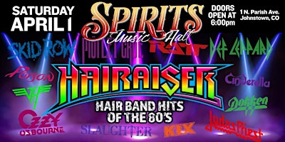 HAIRAISER – Hair Band Hits of the 80s