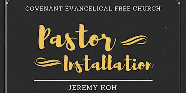 Pastor Installation Service - Jeremy Koh