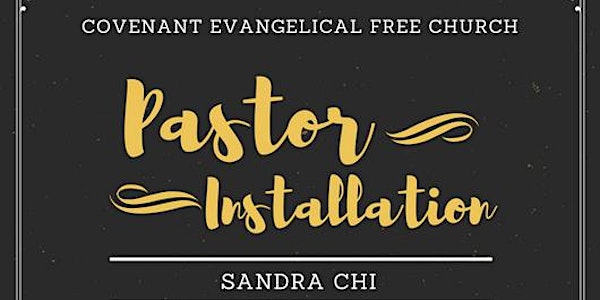 Pastor Installation Service - Sandra Chi