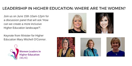 Leadership & Higher Education: Where are the Women? primary image
