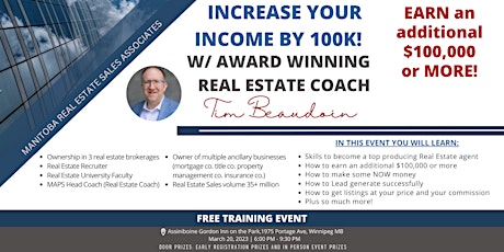 FREE Training Event for Real Estate Professionals in Manitoba
