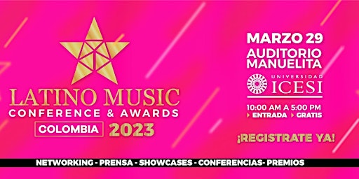 13a LATINO MUSIC CONFERENCE & AWARDS - CALI 2023