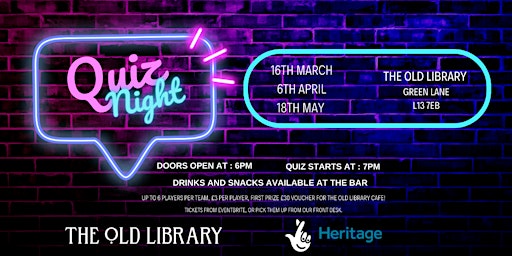 The Old Library Quiz