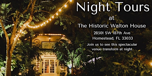Night Tours at The Historic Walton House primary image