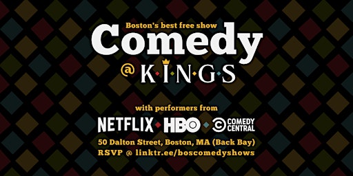 Comedy at King's (Free!)  primärbild