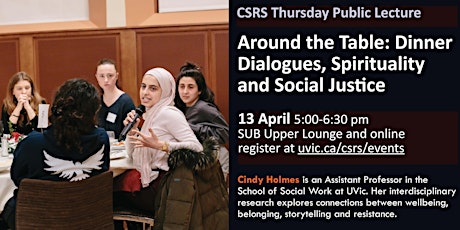 CSRS Thursday Lecture Series - Cindy Holmes