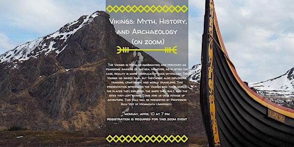 Vikings: Myth, History, and Archaeology (on zoom)