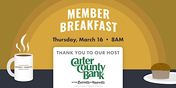 March Member Breakfast - Carter County Bank