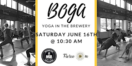 CANCELLED: BOGA - Yoga in the Brewery 6/16  primary image