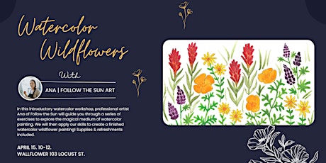 Watercolor Wildflowers Workshop