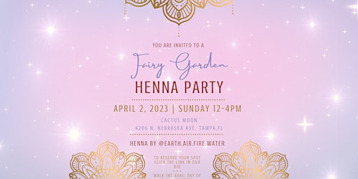 Fairy Garden Henna Party