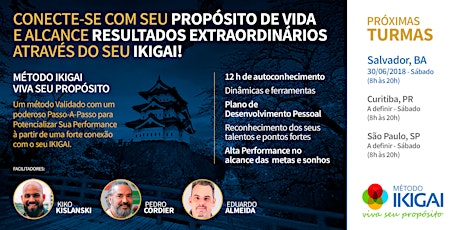 Imagem principal do evento Método IKIGAI - Viva Seu Propósito (Em Salvador, BA)
