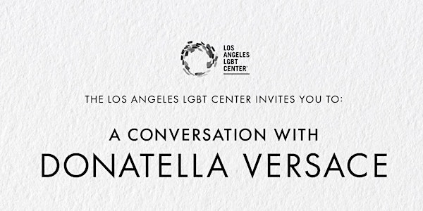 A Conversation with Donatella Versace