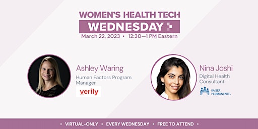 HITLAB Women's Health Tech Wednesday's | Verily Life Sciences