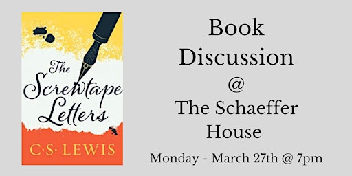 Book Discussion @ The Schaeffer House