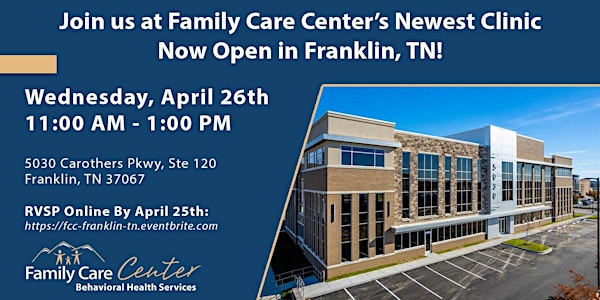 Family Care Center's New Clinic Opening in Franklin