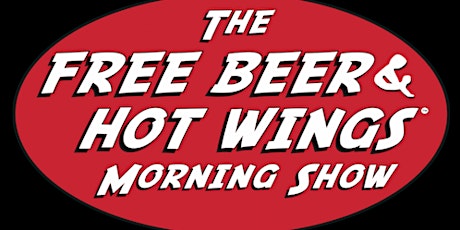 Free Beer & Hot Wings Morning Show - RESCHEDULED LIVE at the JERSEY SHORE! primary image