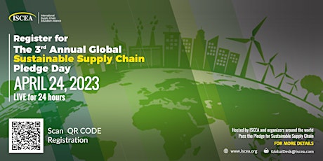 Imagem principal do evento 3rd Annual Sustainable Supply Chain Pledge Day!