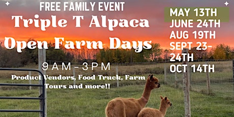 Alpaca Open Farm Event