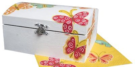 Make A Decoupage Box (Butterflies Up-Close)  primary image