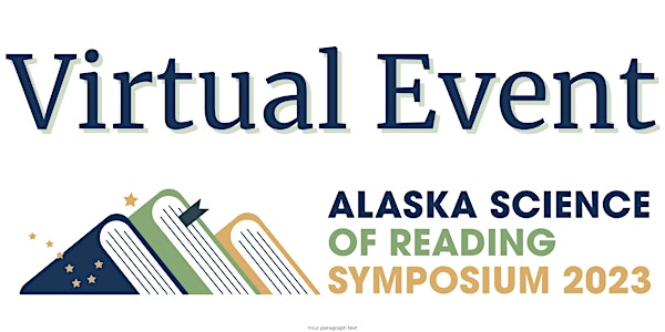 Virtual Alaska Science of Reading Symposium
